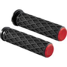 Load image into Gallery viewer, ARLEN NESS DIAMOND RUBBER GRIPS HARLEY DAVIDSON MODELS - The Speed Shop Canada