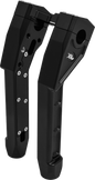 NEXT LEVEL PULLBACK BILLET BLACK RISERS HARLEY DAVIDSON MODELS - The Speed Shop Canada
