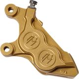 PERFORMANCE MACHINE GOLD FRONT 4 PISTON CALIPERS 11.8