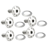ARLEN NESS POLISHED BRAKE ROTOR BOLTS HARLEY DAVIDSON BAGGERS 24-25