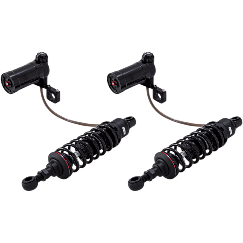 PROGRESSIVE SUSPENSION 990 REMOTE RES BLACK 13" HARLEY BAGGERS 93-25 - The Speed Shop Canada