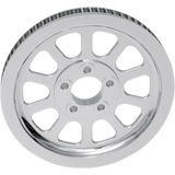 REAR PULLEY CHROME STOCK STYLE HARLEY DAVIDSON MODELS