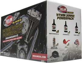 REDLINE BIGTWIN FULL SYN POWERPAK OIL CHANGE KITS HARLEY DAVIDSON - The Speed Shop Canada