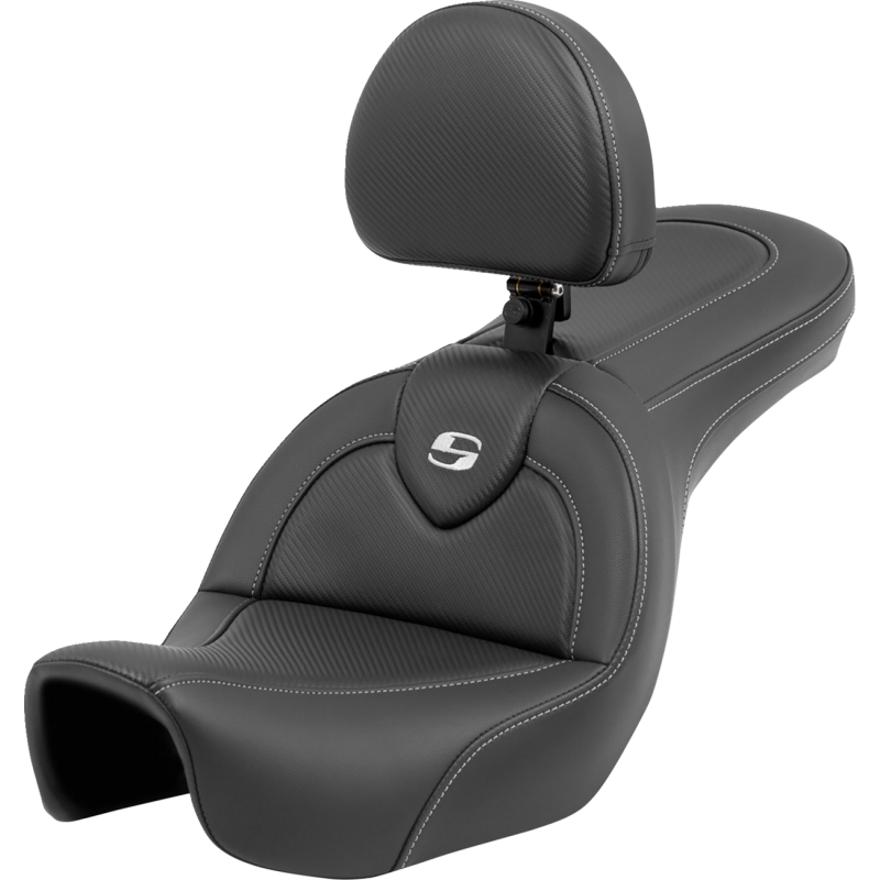 SADDLEMEN ROAD SOFA C/F WITH BACK REST HARLEY DAVIDSON DYNA 06-17 - The Speed Shop Canada