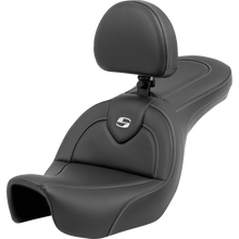 Load image into Gallery viewer, SADDLEMEN ROAD SOFA C/F WITH BACK REST HARLEY DAVIDSON DYNA 06-17 - The Speed Shop Canada