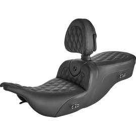 SADDLEMEN ROAD SOFA L/S HEATED SEAT WITH B/R HARLEY BAGGERS 97-07 - The Speed Shop Canada