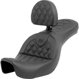 SADDLEMEN ROAD SOFA L/S WITH BACK REST HARLEY DAVIDSON DYNA 06-17 - The Speed Shop Canada