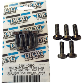 REAR ROTOR BOLTS HUB MOUNT CHROME (5 PAK) - The Speed Shop Canada