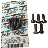 REAR ROTOR BOLTS HUB MOUNT BLACK (5 PAK)