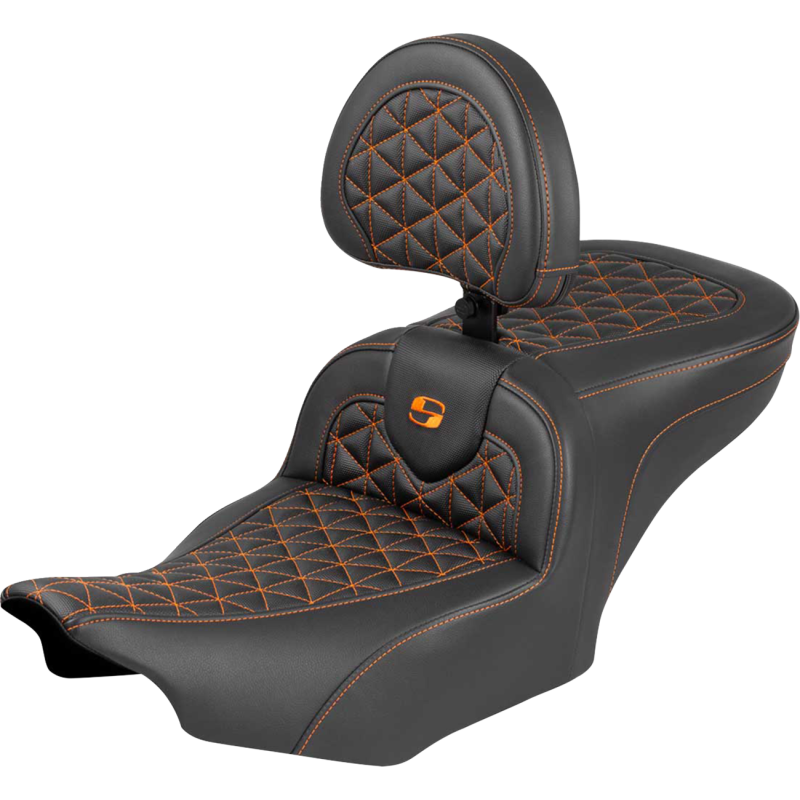 SADDLEMEN ROAD SOFA L/S WITH BACKREST 24-25 HARLEY DAVIDSON BAGGERS - The Speed Shop Canada