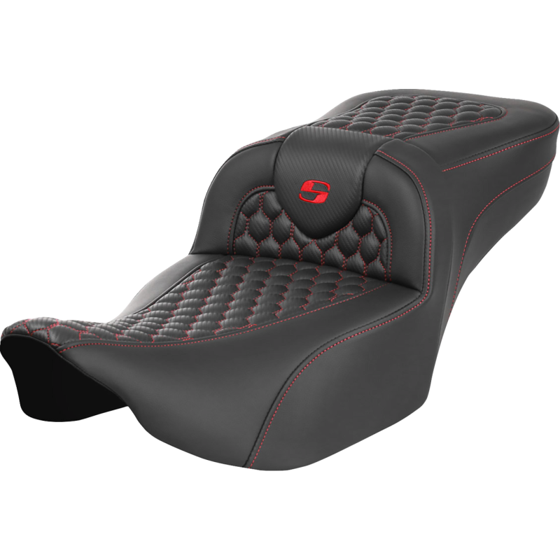 SADDLEMEN ROAD SOFA RED H/C EXTENDED 24-25 HARLEY DAVIDSON BAGGERS - The Speed Shop Canada