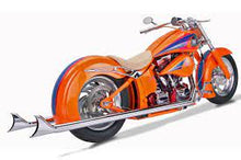 Load image into Gallery viewer, SAMSON TRUE DUAL FISHTAIL EXHAUST HARLEY EVO/TWIN CAM SOFTAILS - The Speed Shop Canada