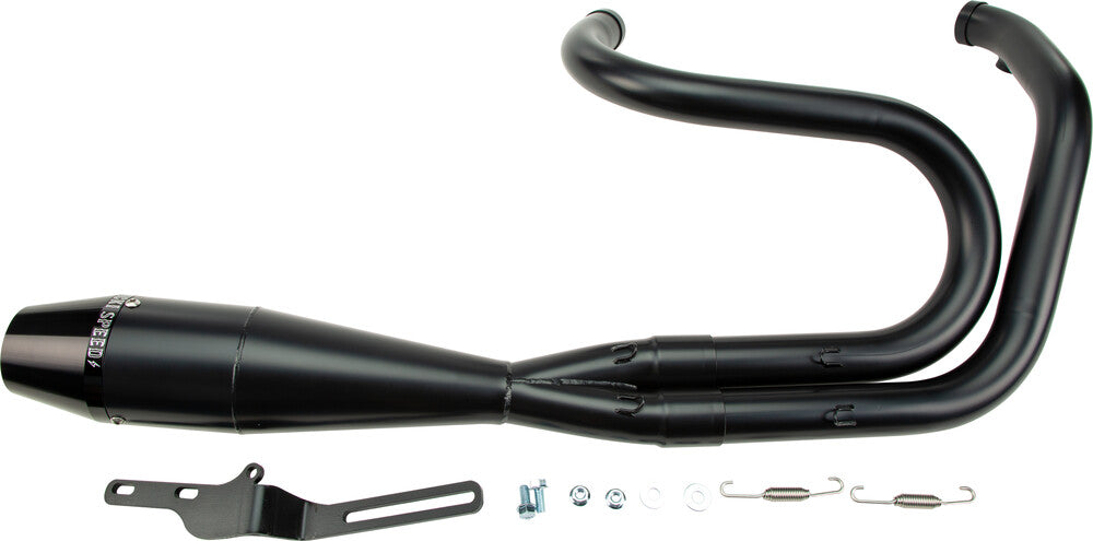 SAWICKI SPEED SHORTY BIG INCH 2:1 EXHAUST HARLEY DAVIDSON DYNA 91-17 - The Speed Shop Canada