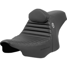 Load image into Gallery viewer, SADDLEMEN SDC PRO GRIPPER TR BLACK WITH BACKREST 24-25 HARLEY BAGGERS - The Speed Shop Canada