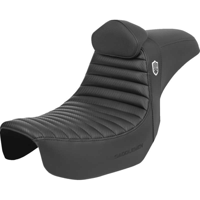SADDLEMEN SDC PRO SERIES BLACK GRIPPER SEAT HARLEY DAVIDSON DYNA 06-17 - The Speed Shop Canada