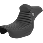 SADDLEMEN SDC PRO SERIES BLACK GRIPPER SEAT HARLEY DAVIDSON DYNA 06-17 - The Speed Shop Canada