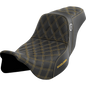 SADDLEMEN SDC GOLD PRO GRIPPER SEAT HARLEY 08-24 BAGGERS (NO BACKREST) - The Speed Shop Canada
