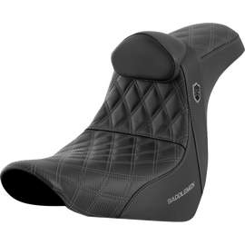 SADDLEMEN SDC PRO SERIES GRIPPER GREY SEAT HARLEY DAVIDSON FXLRT - The Speed Shop Canada