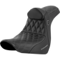 SADDLEMEN SDC PRO SERIES GRIPPER GREY SEAT HARLEY DAVIDSON FXLRT - The Speed Shop Canada