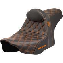 Load image into Gallery viewer, SADDLEMEN SDC PRO GRIPPER LS ORANGE WITH BACKREST 24-25 HARLEY BAGGERS - The Speed Shop Canada