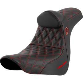 SADDLEMEN SDC PRO SERIES GRIPPER RED SEAT HARLEY DAVIDSON FXLRT - The Speed Shop Canada