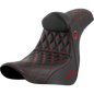 SADDLEMEN SDC PRO SERIES GRIPPER RED SEAT HARLEY DAVIDSON FXLRT - The Speed Shop Canada