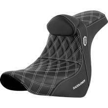 Load image into Gallery viewer, SADDLEMEN SDC PRO SERIES GRIPPER WHITE SEAT HARLEY DAVIDSON FXLRST - The Speed Shop Canada