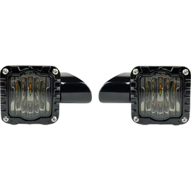 SHARK DEMON SIGNALS SMOKE LENS HARLEY DAVIDSON ROADGLIDES 15-25 - The Speed Shop Canada