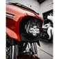 CUSTOM DYNAMICS SHARK DEMON 2 LED HEADLIGHT HARLEY BAGGERS 23-25 - The Speed Shop Canada