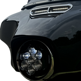 CUSTOM DYNAMICS SHARK DEMON 2 LED HEADLIGHT HARLEY BAGGERS 94-23 - The Speed Shop Canada