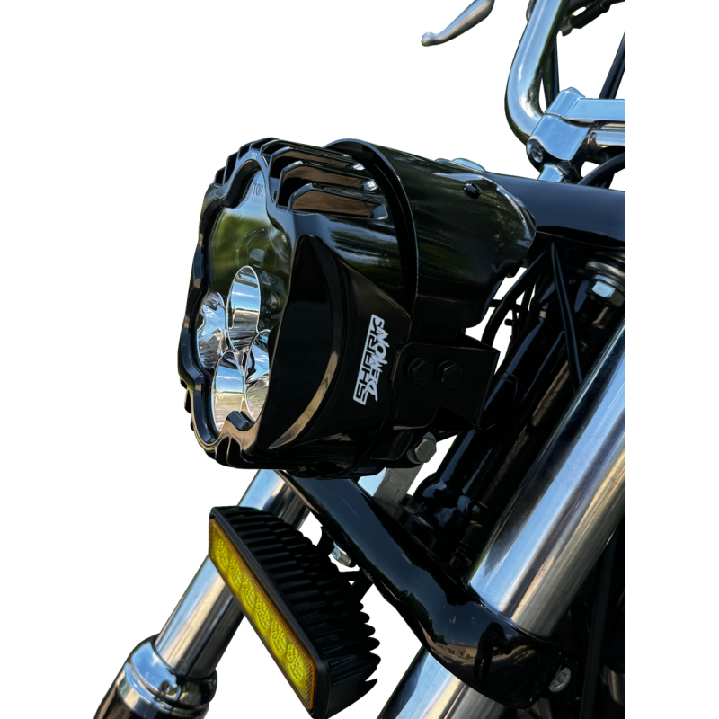 CUSTOM DYNAMICS SHARK DEMON 2 PEDESTAL MOUNT LED HEADLIGHT KIT - The Speed Shop Canada