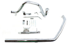 Load image into Gallery viewer, VTWIN TRUE DUAL CHROME HEADERS HARLEY DAVIDSON SOFTAILS 00-06 - The Speed Shop Canada