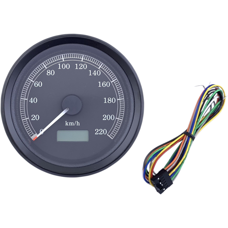 DRAG ELECTRONIC PROGRAMABLE SPEEDO KPH 4" HARLEY MODELS 04-13 - The Speed Shop Canada