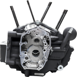 S&S CYCLE CRANKCASE ASSEMBLY MK-SERIES BLACK HARLEY M8 SOFTAIL 18-25 - The Speed Shop Canada