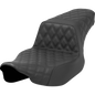 SADDLEMEN STEP UP SEAT BLACK L/S 24-25 HARLEY DAVIDSON BAGGERS - The Speed Shop Canada