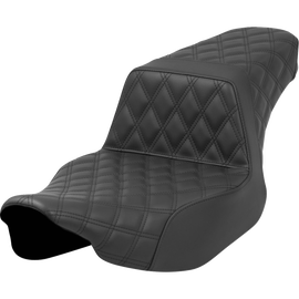 SADDLEMEN STEP UP SEAT BLACK L/S 24-25 HARLEY DAVIDSON BAGGERS - The Speed Shop Canada