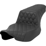 SADDLEMEN STEP UP SEAT BLACK L/S 24-25 HARLEY DAVIDSON BAGGERS