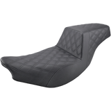 SADDLEMEN STEP UP SEAT BLACK L/S INDIAN TOURING MODELS 14-21