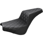 SADDLEMEN STEP UP FULL L/S SEAT BLACK HARLEY SOFTAIL M8 FXBB FXST 18-25 - The Speed Shop Canada