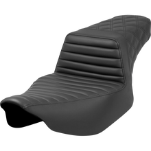 Load image into Gallery viewer, SADDLEMEN STEP UP SEAT BLACK EXT REACH T/R L/S 24-25 HARLEY BAGGERS - The Speed Shop Canada