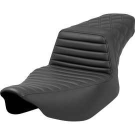 SADDLEMEN STEP UP SEAT BLACK EXT REACH T/R L/S 24-25 HARLEY BAGGERS - The Speed Shop Canada