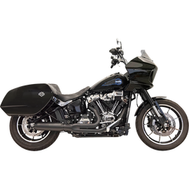 BASSANI SUPERBIKE BLACK 2:1 EXHAUST HARLEY SOFTAILS FXLRS/T 22-25 - The Speed Shop Canada