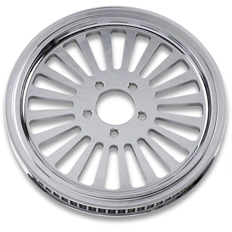 SUPER SPOKE BELT PULLEY CHROME HARLEY DAVIDSON - The Speed Shop Canada