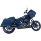 BASSANI SUPERBIKE BLACK EXHAUST MID LENGTH HARLEY DAVIDSON BAGGERS 17-24 - The Speed Shop Canada