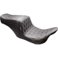LEPARA TAILWHIP UPFRONT SEAT DIAMOND CHESTNUT 08-24 HARLEY BAGGERS - The Speed Shop Canada