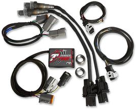 HD Target Tune fuel management module for Harley Davidson, with Dynojet Harley logo, used for precise engine tuning.
