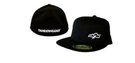 THUNDERHEADER RACING BLACK FLAT BILL TRUCKER HAT - The Speed Shop Canada