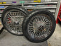 MAMMOTH TWISTED BIG SPOKE WHEEL PACKAGE CHROME HARLEY MODELS - The Speed Shop Canada
