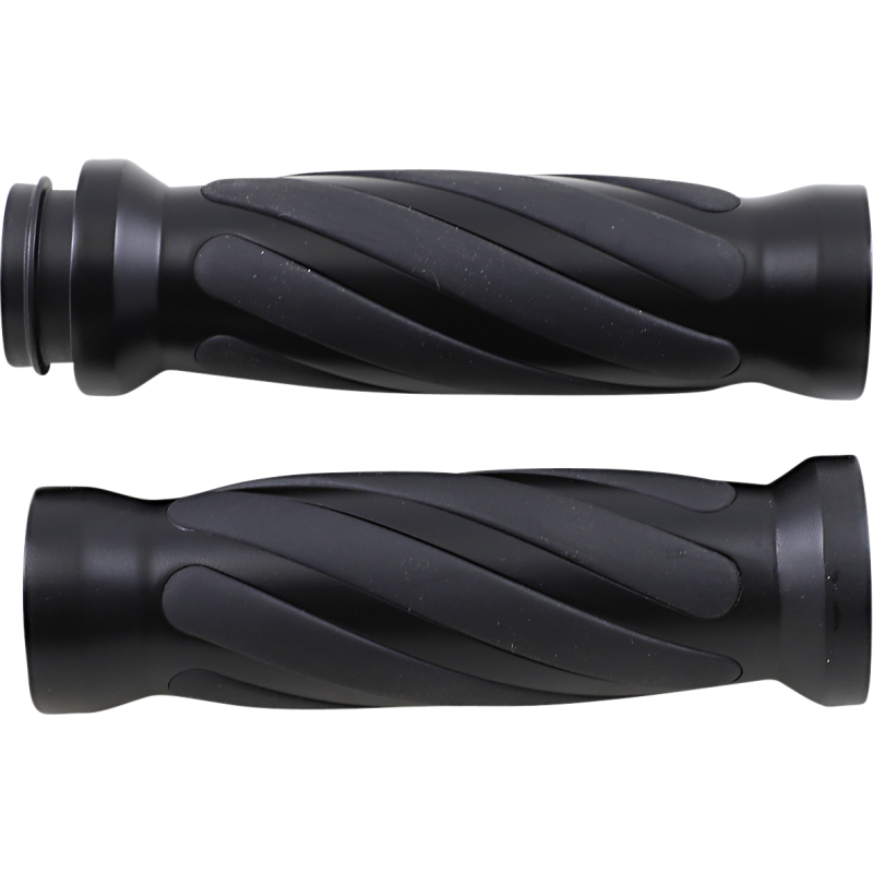 DRAG RUBBER INSERT BLACK HAND GRIPS HARLEY DAVIDSON MODELS - The Speed Shop Canada