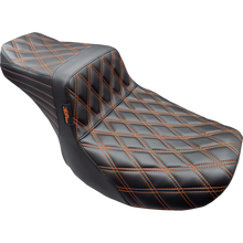 Load image into Gallery viewer, LEPARA TAILWHIP SEAT ORANGE DIA STITCH HARLEY DAVIDSON BAGGER 23-25 - The Speed Shop Canada